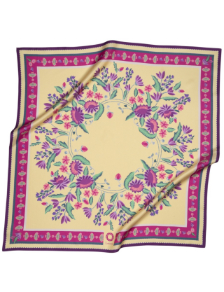 Картинка Хустина "Flowers Cream Pink"